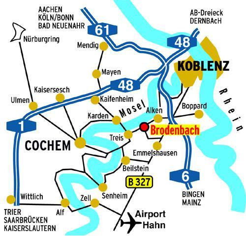 Pension "Haus Am Walde" Brodenbach, Mosel 外观 照片